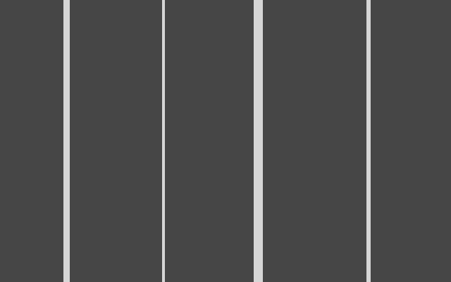 Illustration of streaking: vertical white gaps through a solid gray block